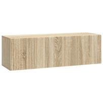 vidaXL Sieninė TV spintelė 98 x 31 x 30 cm Sonoma ąžuolas