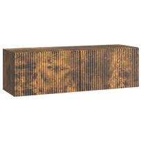 vidaXL Sieninė TV spintelė 98 x 31 x 30 cm Dūminio ąžuolo