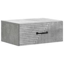 vidaXL Sieninis naktinis staliukas Betono pilka 49 x 34,5 x 20 cm