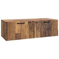 vidaXL Sieninė TV spintelė Sendintos medienos 98 x 41 x 30 cm