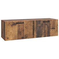 vidaXL Sieninė TV spintelė Sendintos medienos 98 x 31 x 30 cm