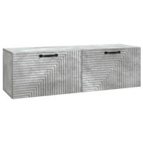 vidaXL Sieninė TV spintelė Betono pilka 98 x 31 x 30 cm