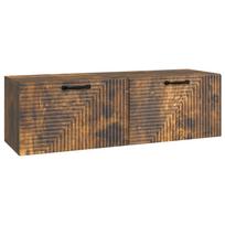 vidaXL Sieninė TV spintelė Dūminio ąžuolo 98 x 31 x 30 cm