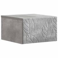 vidaXL Sieninis šoninis staliukas Betono pilka 34,5 x 33 x 20 cm