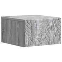 vidaXL Sieninis naktinis staliukas Pilka Sonoma 49 x 34,5 x 20 cm