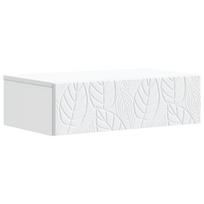 vidaXL Sieninis šoninis staliukas Balta 87,5 x 34,5 x 17 cm