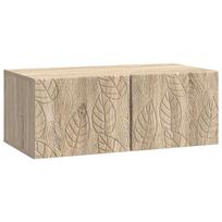 vidaXL Sieninė TV spintelė 98 x 41 x 30 cm Sonoma ąžuolas