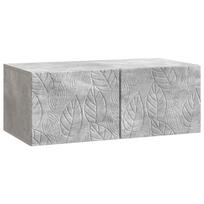 vidaXL Sieninė TV spintelė 98 x 31 cm Betono pilka Apdirbta mediena