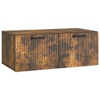 vidaXL Sieninė TV spintelė Dūminio ąžuolo 78,5 x 41 x 30 cm