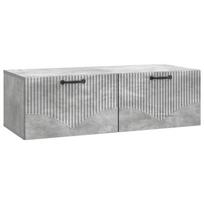 vidaXL Sieninė TV spintelė Betono pilka 98 x 41 x 30 cm