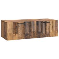 vidaXL Sieninė TV spintelė Sendintos medienos 98 x 41 x 30 cm