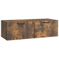 vidaXL Sieninė TV spintelė Dūminio ąžuolo 98 x 41 x 30 cm