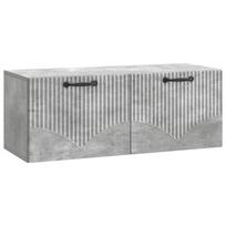 vidaXL Sieninė TV spintelė Betono pilka 78,5 x 31 x 30 cm
