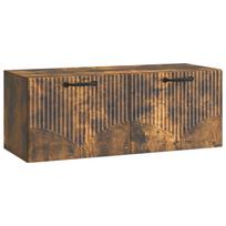 vidaXL Sieninė TV spintelė Dūminio ąžuolo 78,5 x 31 x 30 cm