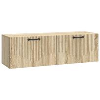 vidaXL Sieninė TV spintelė Sonoma ąžuolas 98 x 31 x 30 cm