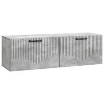 vidaXL Sieninė TV spintelė Betono pilka 98 x 31 x 30 cm