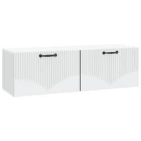 vidaXL Sieninė TV spintelė Balta 98 x 31 x 30 cm Apdirbta mediena