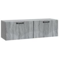 vidaXL Sieninė TV spintelė Pilka sonoma ąžuolo 98 x 31 x 30 cm
