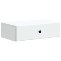 vidaXL Sieninis šoninis staliukas Balta 59 x 34,5 x 17 cm