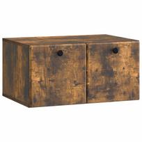 vidaXL Sieninė TV spintelė 59,5 x 41 x 30 cm Dūminio ąžuolo