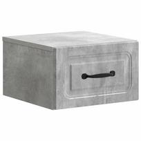 vidaXL Sieninis naktinis staliukas Betono pilka 34,5 x 33 x 20 cm