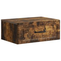vidaXL Sieninis naktinis staliukas Dūminio ąžuolo 49 x 34,5 x 20 cm