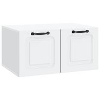 vidaXL Sieninė TV spintelė Balta 59,5 x 41 x 30 cm Apdirbta mediena
