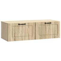 vidaXL Sieninė TV spintelė Sonoma ąžuolas 98 x 41 x 30 cm