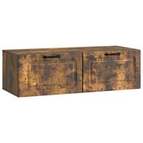 vidaXL Sieninė TV spintelė Dūminio ąžuolo 98 x 41 x 30 cm