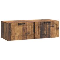vidaXL Sieninė TV spintelė Sendintos medienos 98 x 41 x 30 cm