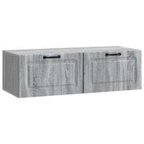 vidaXL Sieninė TV spintelė Pilka sonoma ąžuolo 98 x 41 x 30 cm
