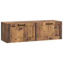 vidaXL Sieninė TV spintelė Sendintos medienos 98 x 31 x 30 cm