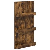 vidaXL Žurnalų stovas Rūkyta ąžuolas 51 x 11 x 102 cm Apdirbta mediena