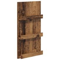 vidaXL Žurnalų stovas Senas medis 51 x 11 x 102 cm Apdirbta mediena