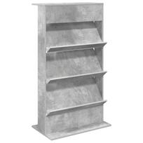 vidaXL Žurnalų stovas Betono pilka 70 x 41 x 126 cm Apdirbta mediena