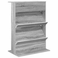 vidaXL Žurnalų stovas Pilkas Sonoma 70 x 41 x 96 cm Apdirbta mediena