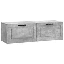 vidaXL Sieninė TV spintelė Betono pilka 98 x 31 x 30 cm