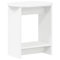 vidaXL Šoninis stalas Balta 50 x 39,5 x 55 cm Apdirbta mediena