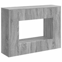 vidaXL Konsolinis stalas Pilka Sonoma 101 x 29 x 74 cm