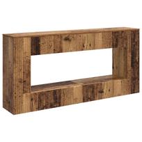 vidaXL Konsolinis stalas Senas medis 155 x 29 x 74 cm Dirbtinė mediena