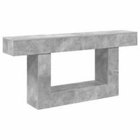 vidaXL Konsolinis stalas Betono Pilka 160 x 30 x 74 cm
