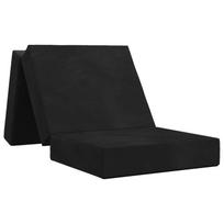 vidaXL Sulankstomas Sofos Lova 90 x 63 x 45 cm Juoda