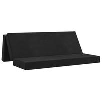 vidaXL Sulankstomas Sofos Lova 200 x 67 x 45cm Juoda