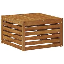 vidaXL Lauko stalas Kietos akacijos mediena Natūrali 59 x 59 x 37 cm