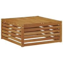 vidaXL Lauko stalas Kietos akacijos mediena Natūrali 79 x 79 x 37 cm