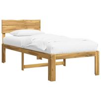 vidaXL Viengulė lova su galvūgaliu ROSTOCK Balta 90 x 200 cm