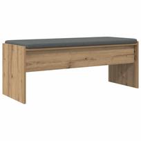 vidaXL Batų suoliukas su pagalvėle Artisano ąžuolo 103 x 38 x 40 cm
