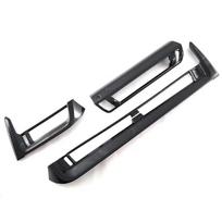 For BMW X1 U11 2023 2024 ABS Carbon Fiber Look Car Dashboard Air Vent Outlet Cover Trim Auto Accessories Carbon Fiber black
