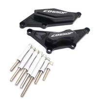 For Honda CB650F CB 650F CB650 F CNC aluminum +POM Full Set Engine Crash Pads Frame Sliders Protector raudona