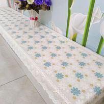 TV Stand Tablecloth Waterproof No-wash Plastic Tablecloth Bedside Table Cover Cloth Shoe Cabinet Mat 180cm*48cm rožinė